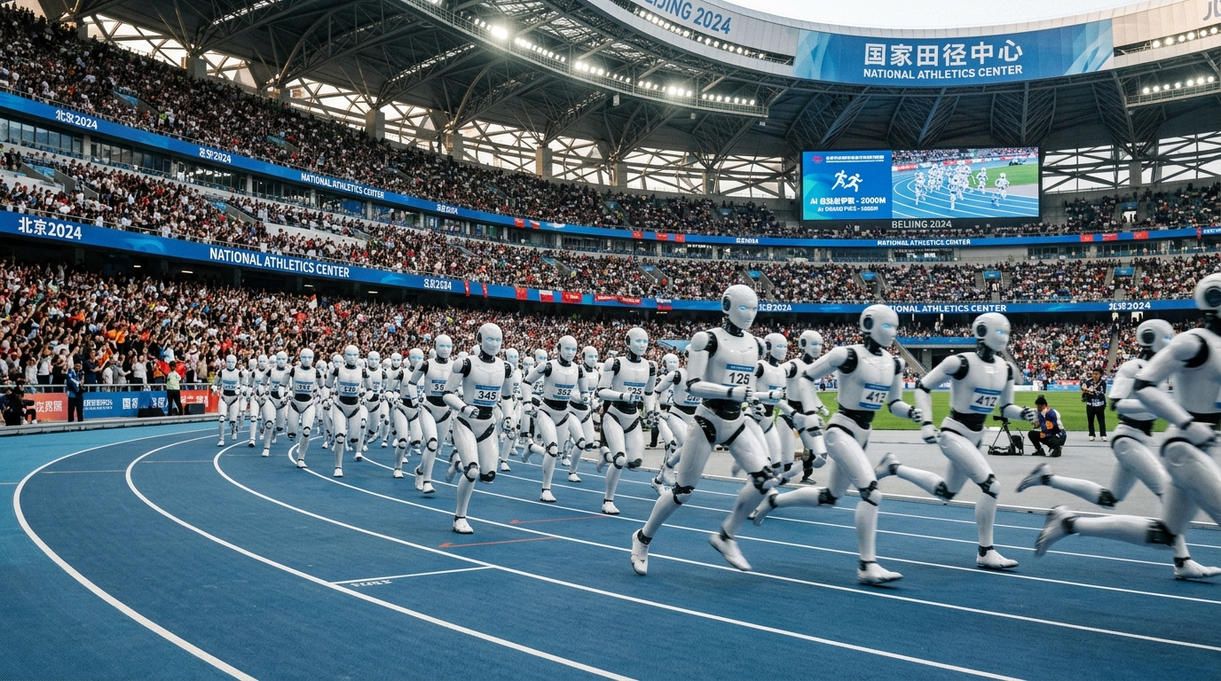 Jeux Olympiques des robots en Chine : 2000 humanoïdes défient les records humains
