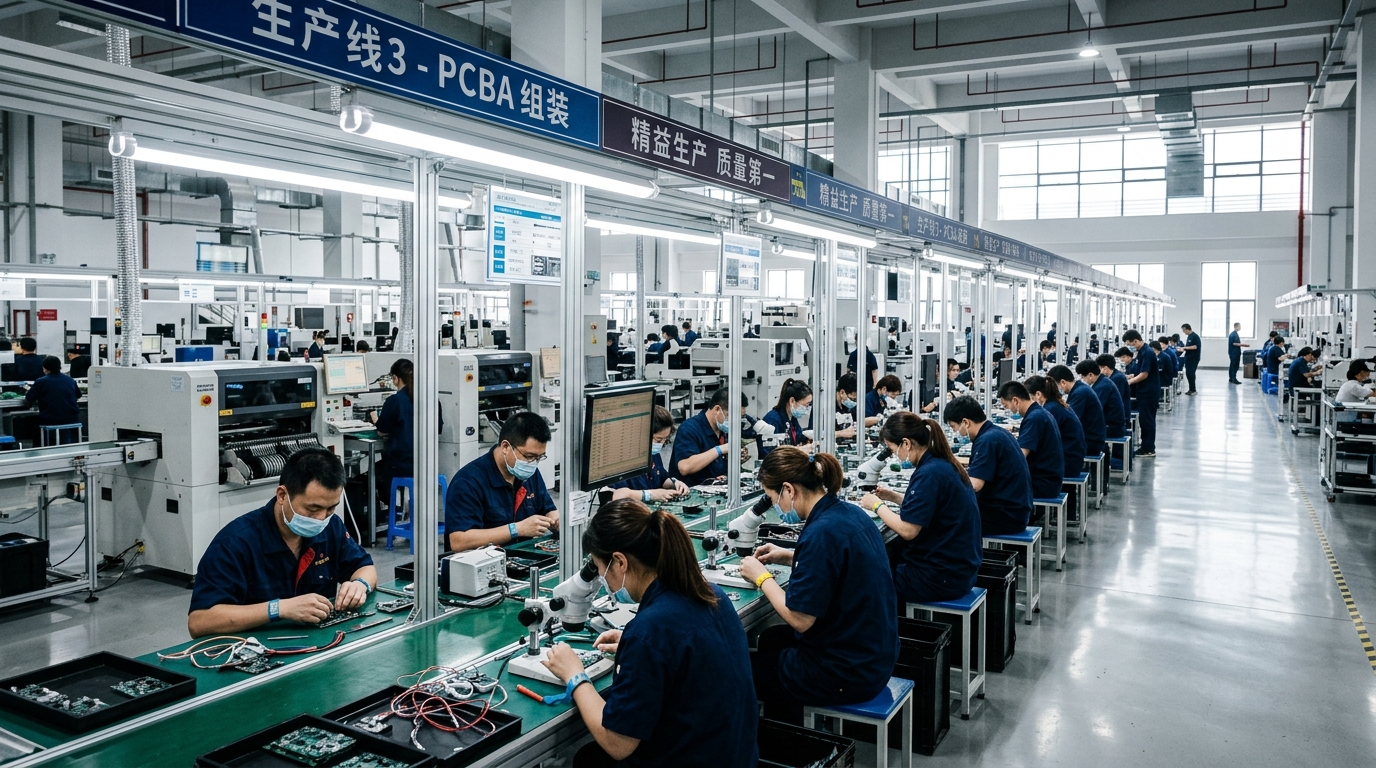 Usine américaine d'assemblage de composants électroniques