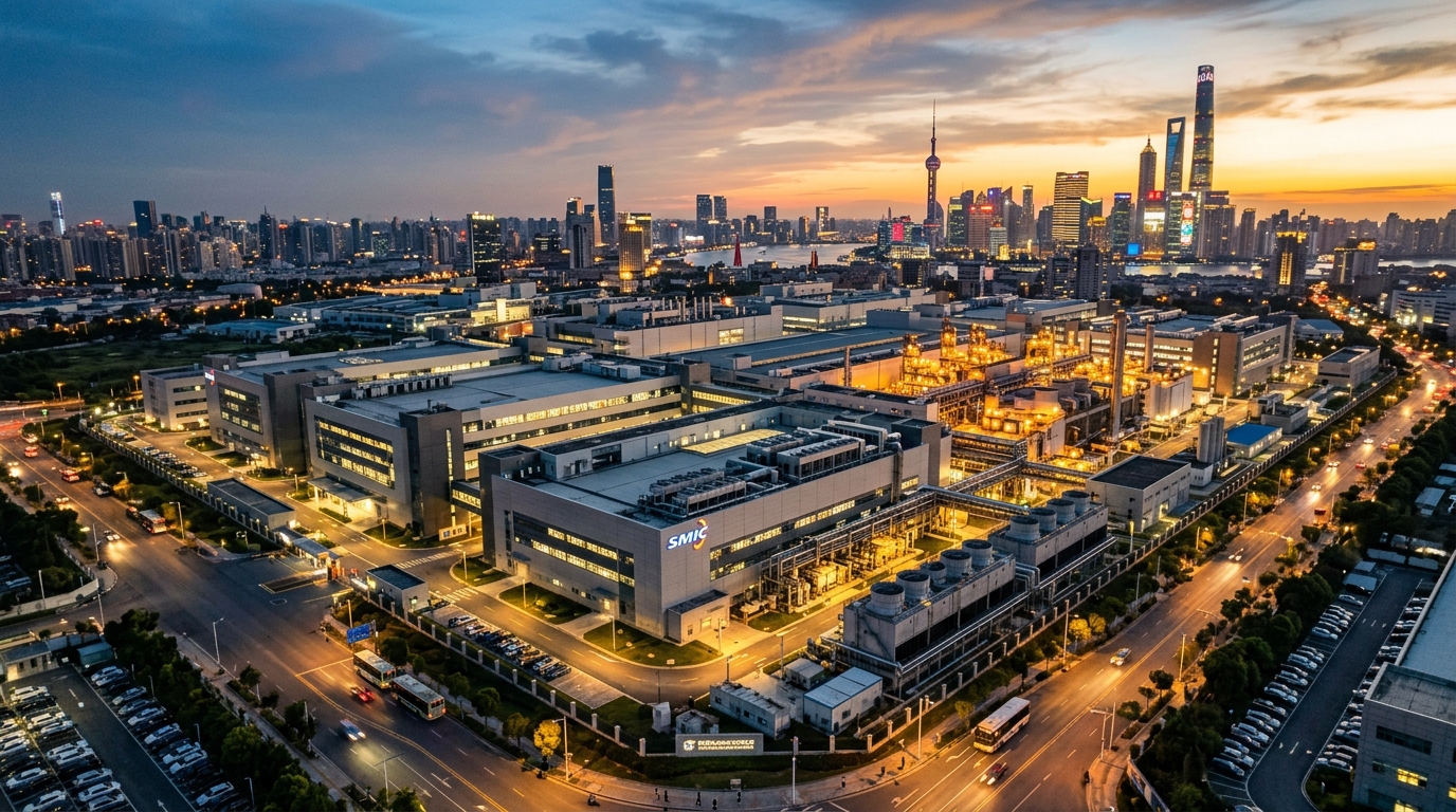 Usine de fabrication de semi-conducteurs à Shanghai