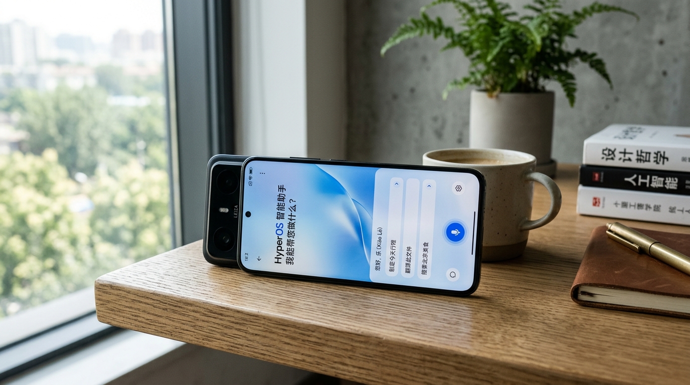 Smartphone Huawei avec interface intelligence artificielle