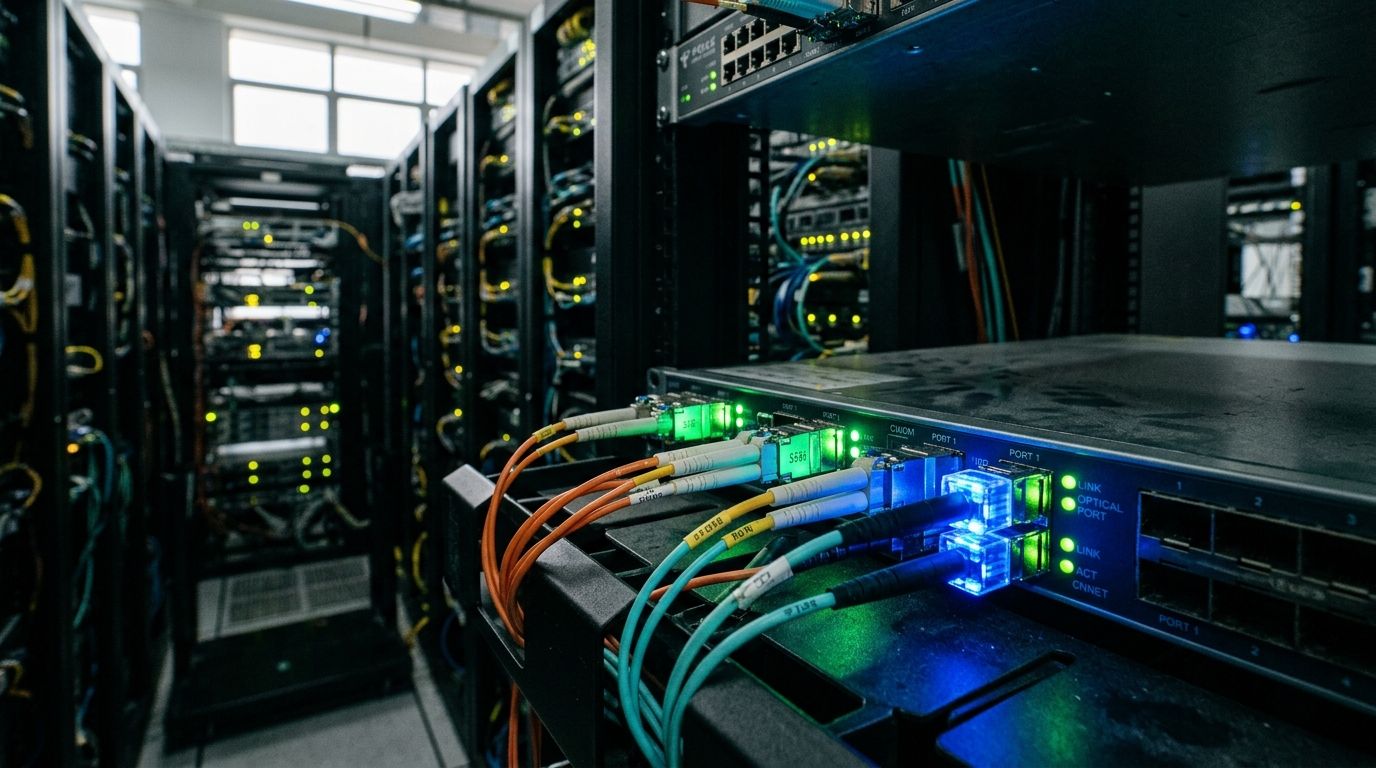 Transceivers optiques dans un centre de données pour intelligence artificielle