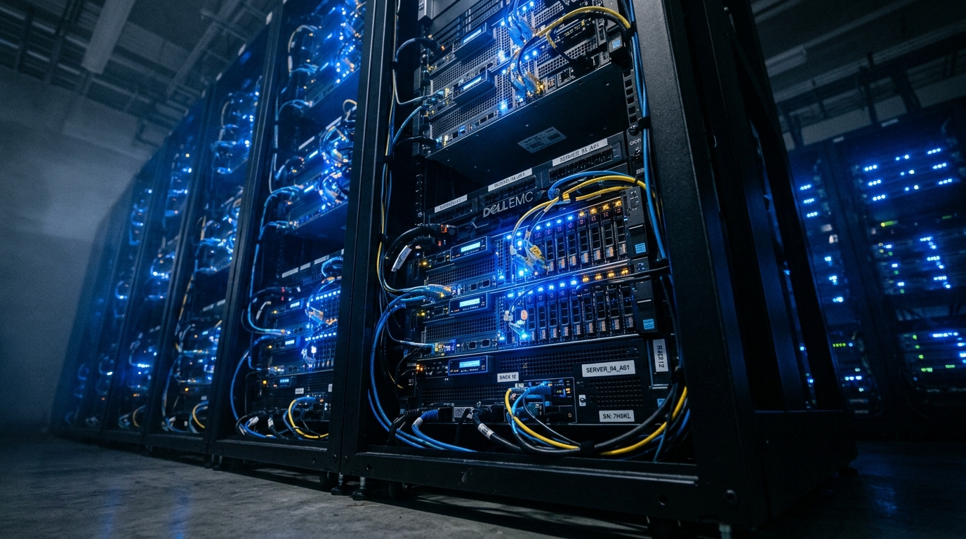 Serveurs de données dans un datacenter - risque transfert données DeepSeek
