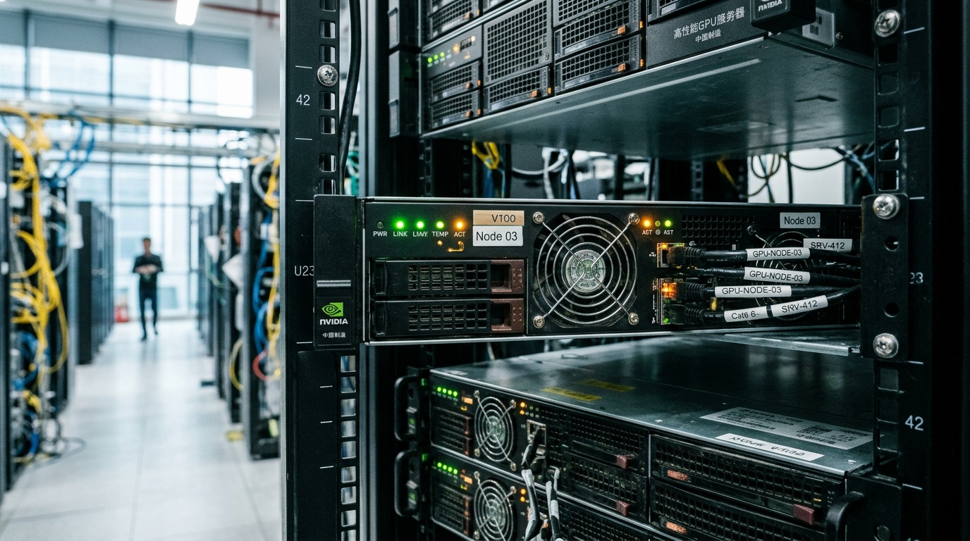 Serveurs GPU haute performance dans un data center
