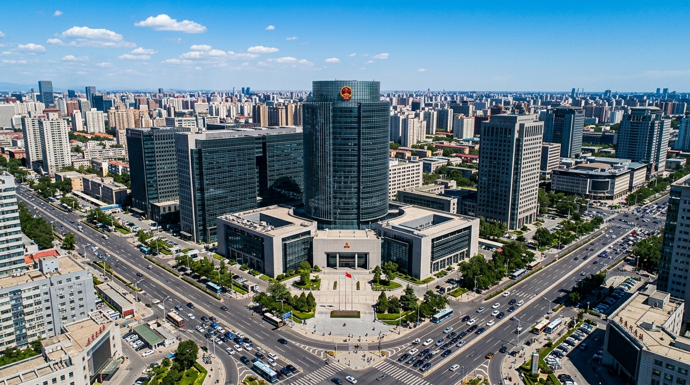 Siège de la Banque populaire de Chine à Pékin